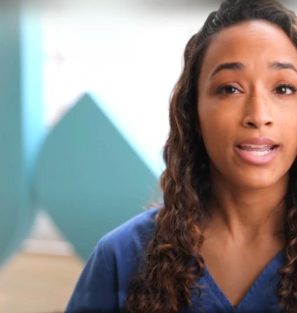 Kettering Health employee speaking on their brand promise